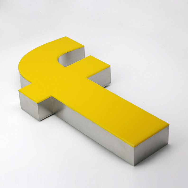 Metal Sides Letters Signage